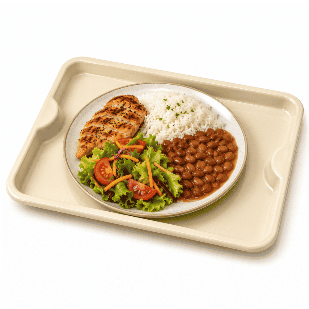 Bandeja Multiuso Restaurante Bege 2L Alves