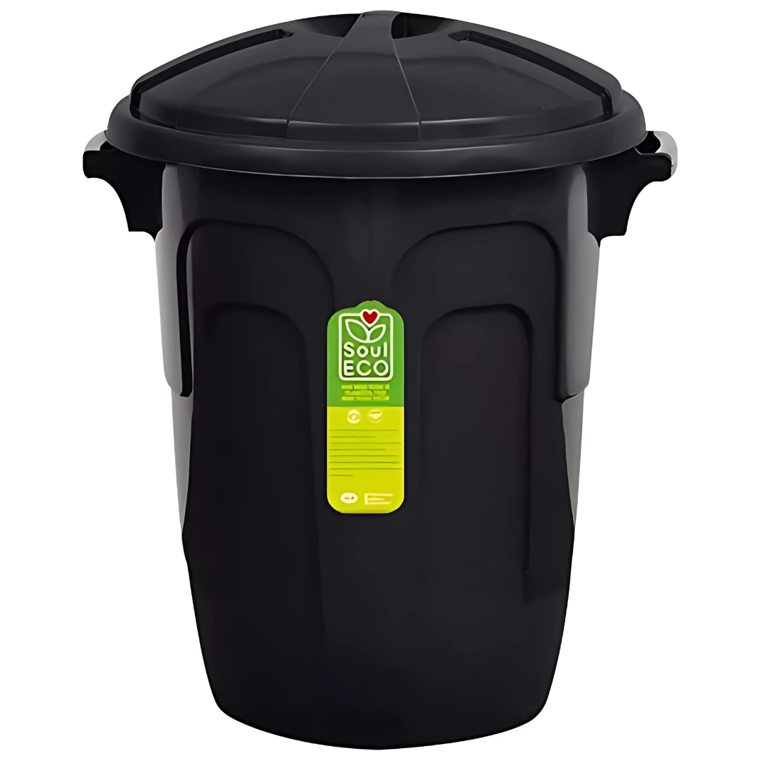 Lixeira Pop 30Lt Silverblack Mb