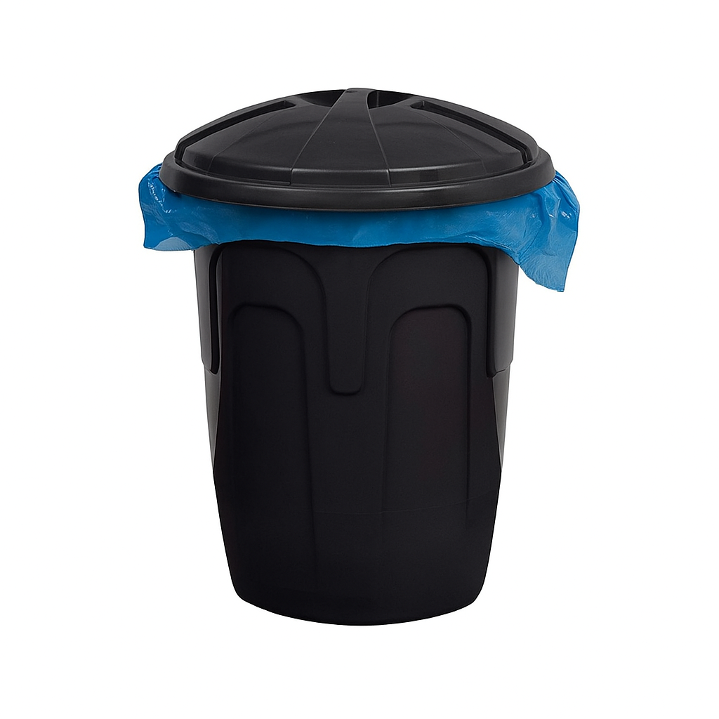 Lixeira Pop 30Lt Silverblack Mb