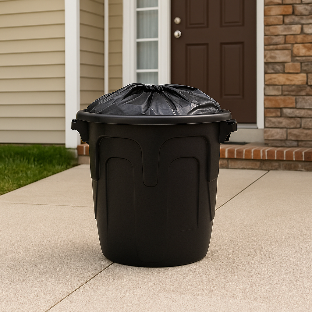 Lixeira Pop 30Lt Silverblack Mb