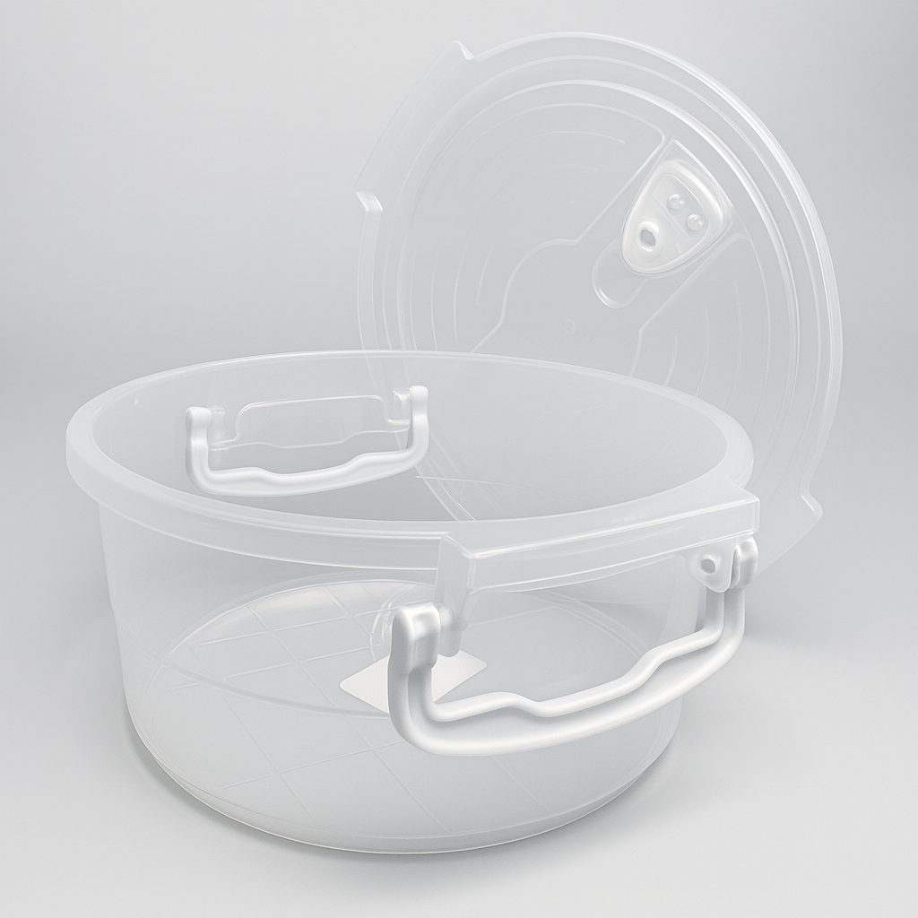 Organizador Redondo Wave Com Trava 3,5L Prime Mb