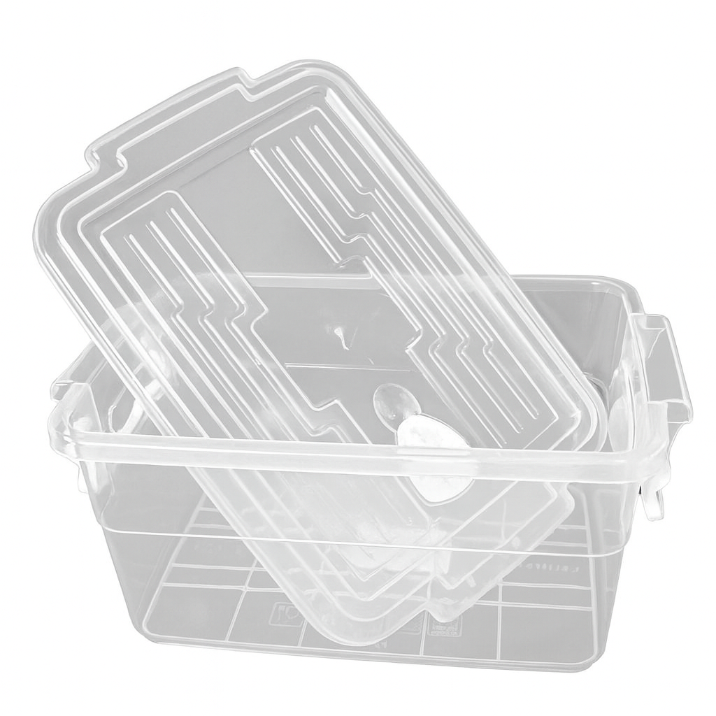 Organizador Retangular Wave Com Trava 920Ml Prime Mb