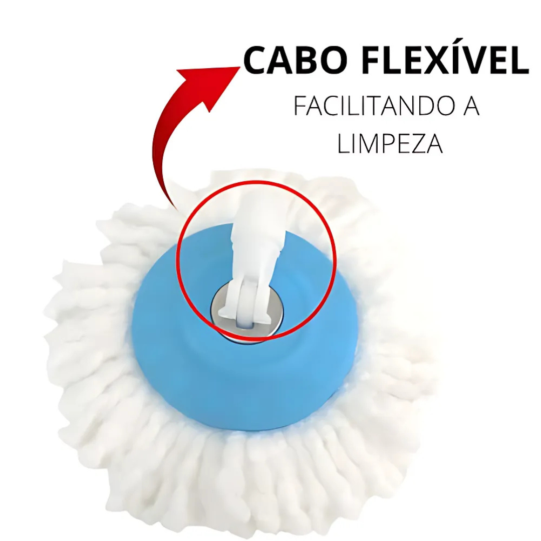 Kit Esfregão Mop C/Balde 13Lts Chazak