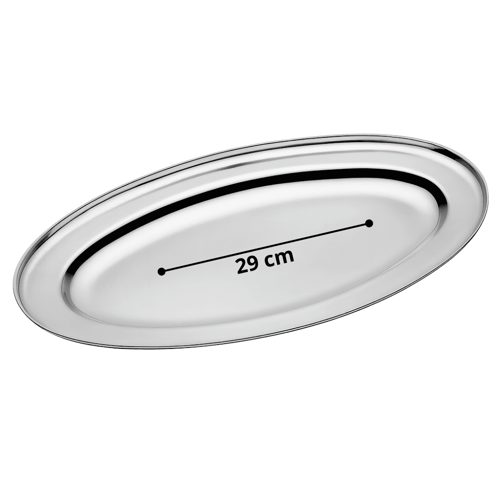 Bandeja Oval Inox 29Cm Chazak