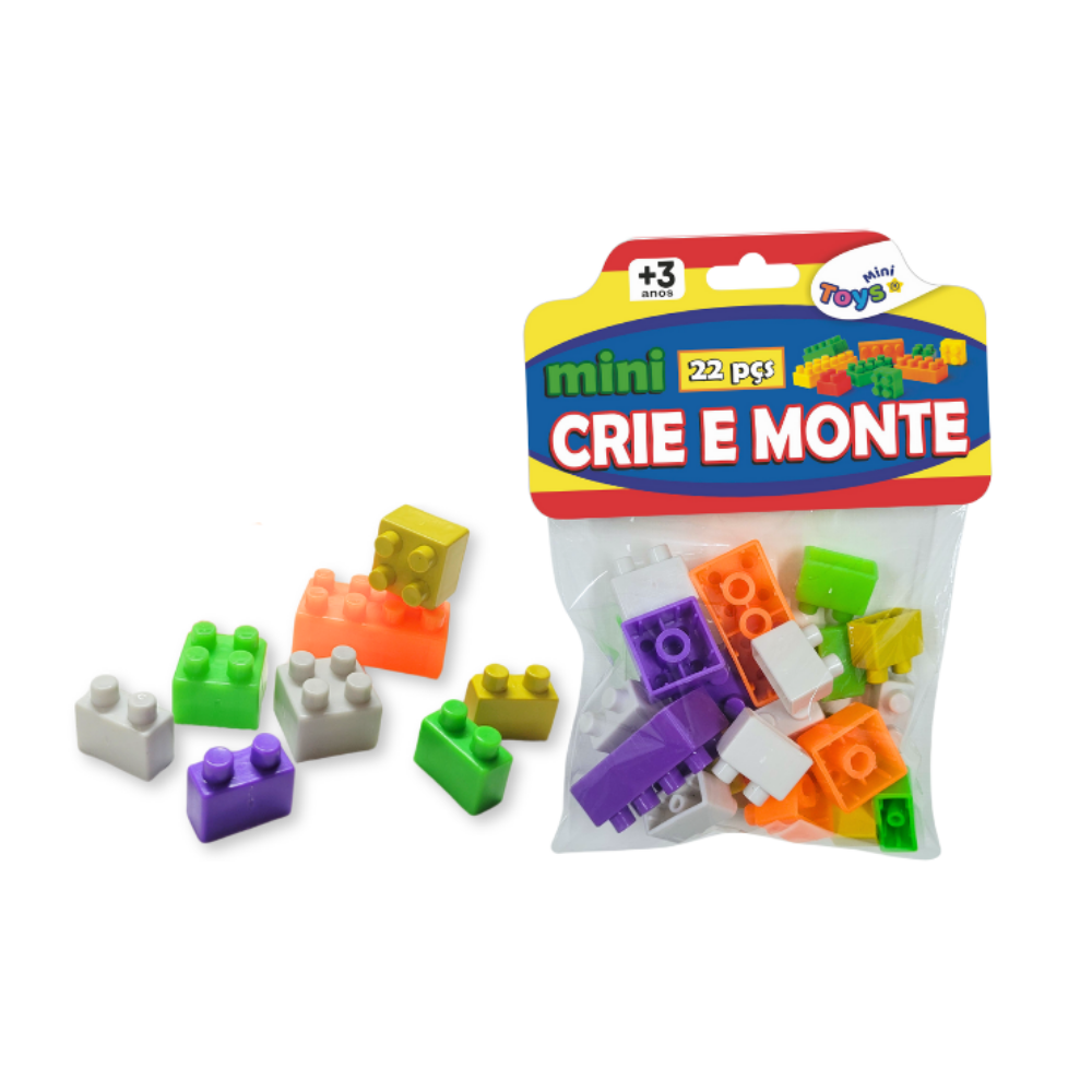 Crie e Monte Pequeno Mini Toys