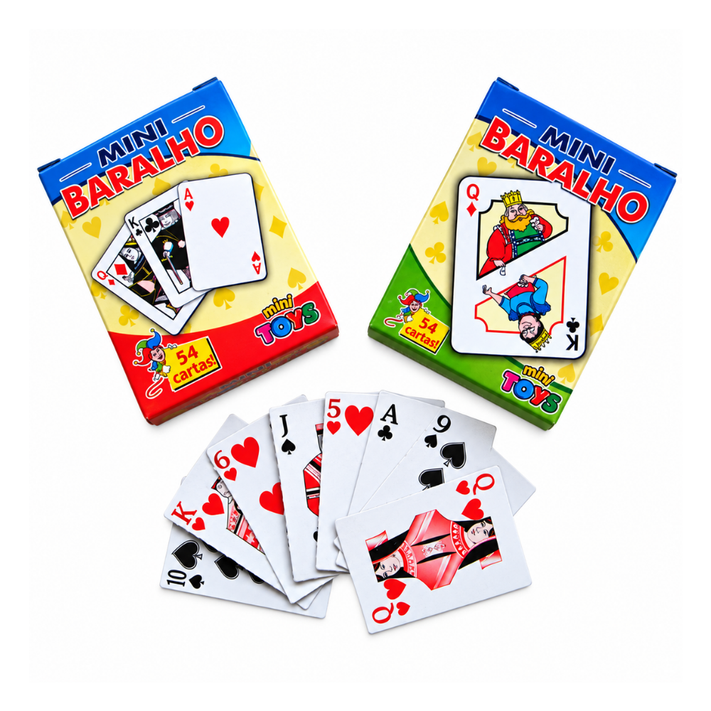 Mini Baralho com 2 Jogos Mini Toys