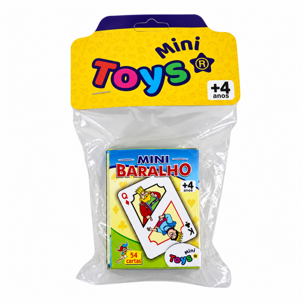 Mini Baralho com 2 Jogos Mini Toys