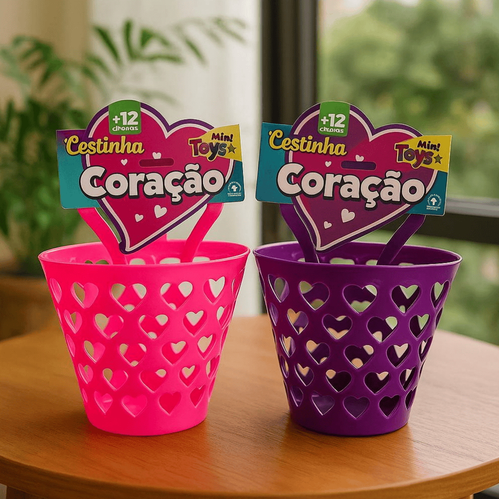 Cestinha Coracao Minitoys