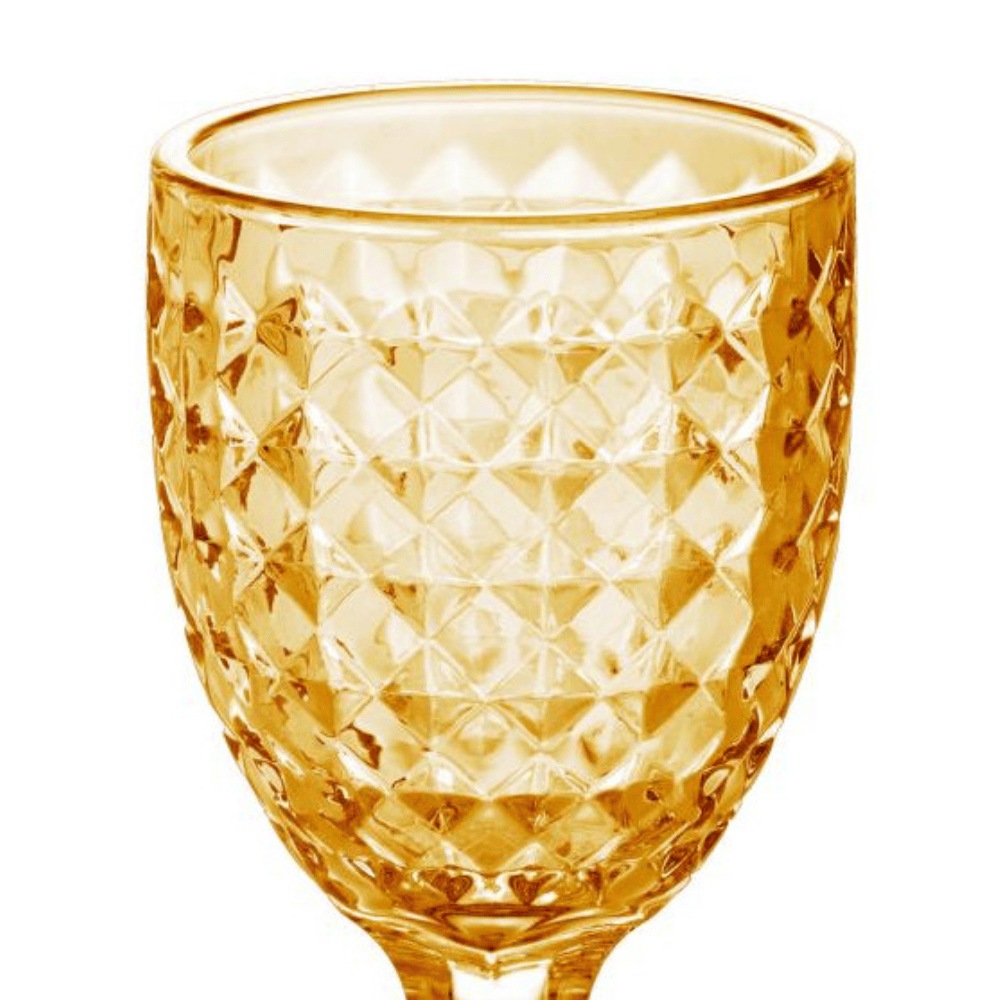 Taça De Licor De Vidro Âmbar Bico De Abacaxi 65Ml Coliseu