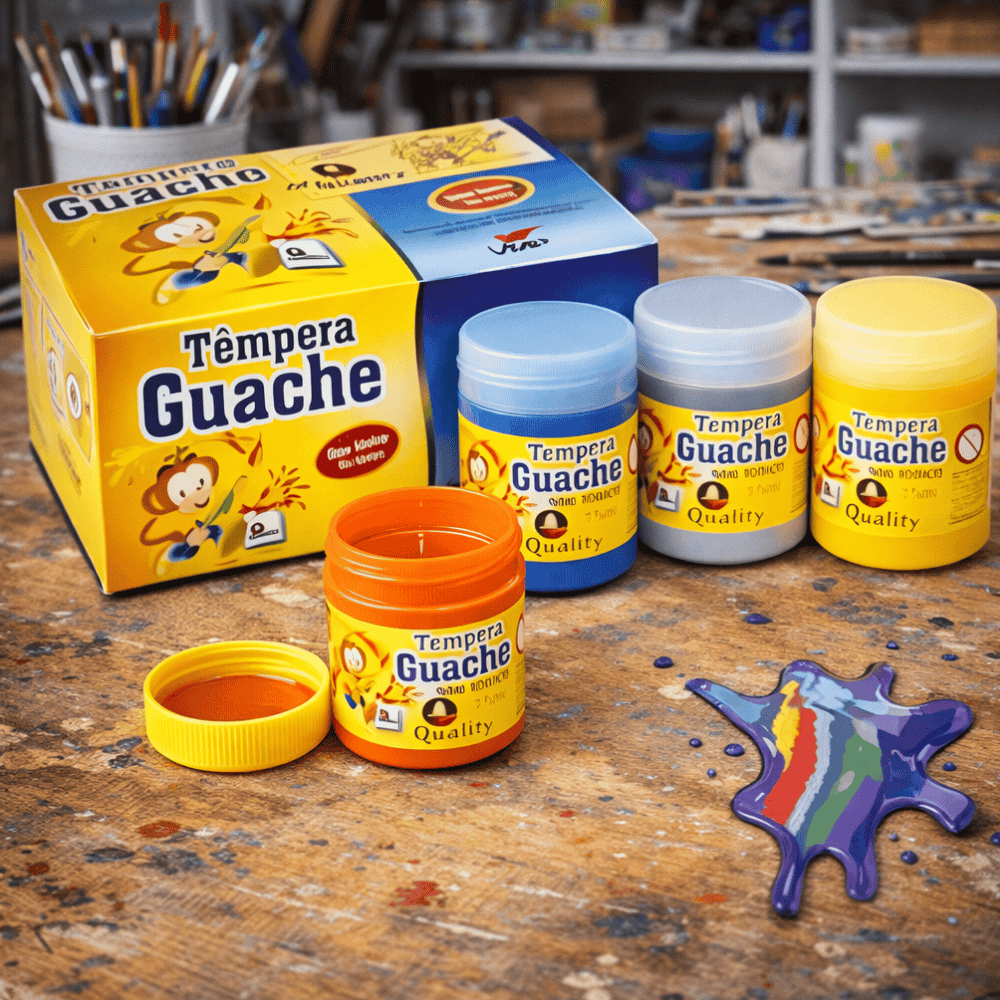 Tempera Guache 15Ml 6 Cores