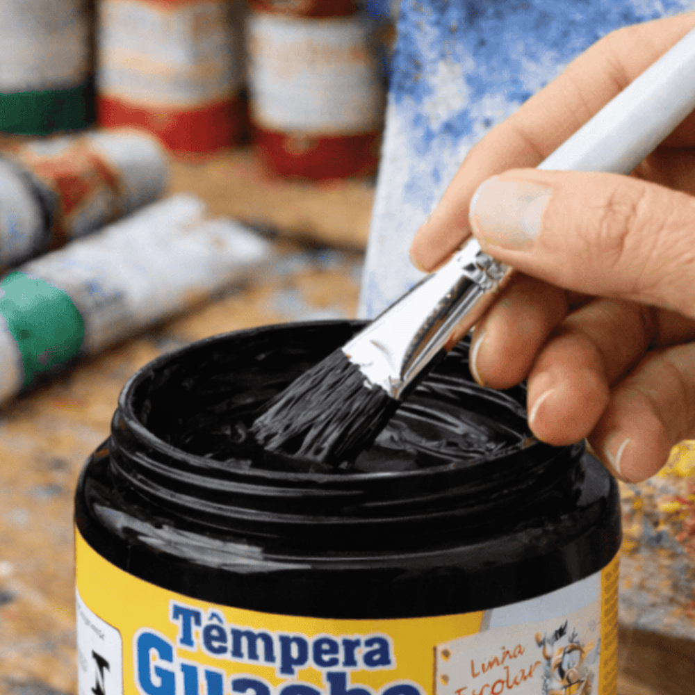 Guache Preto 250Ml