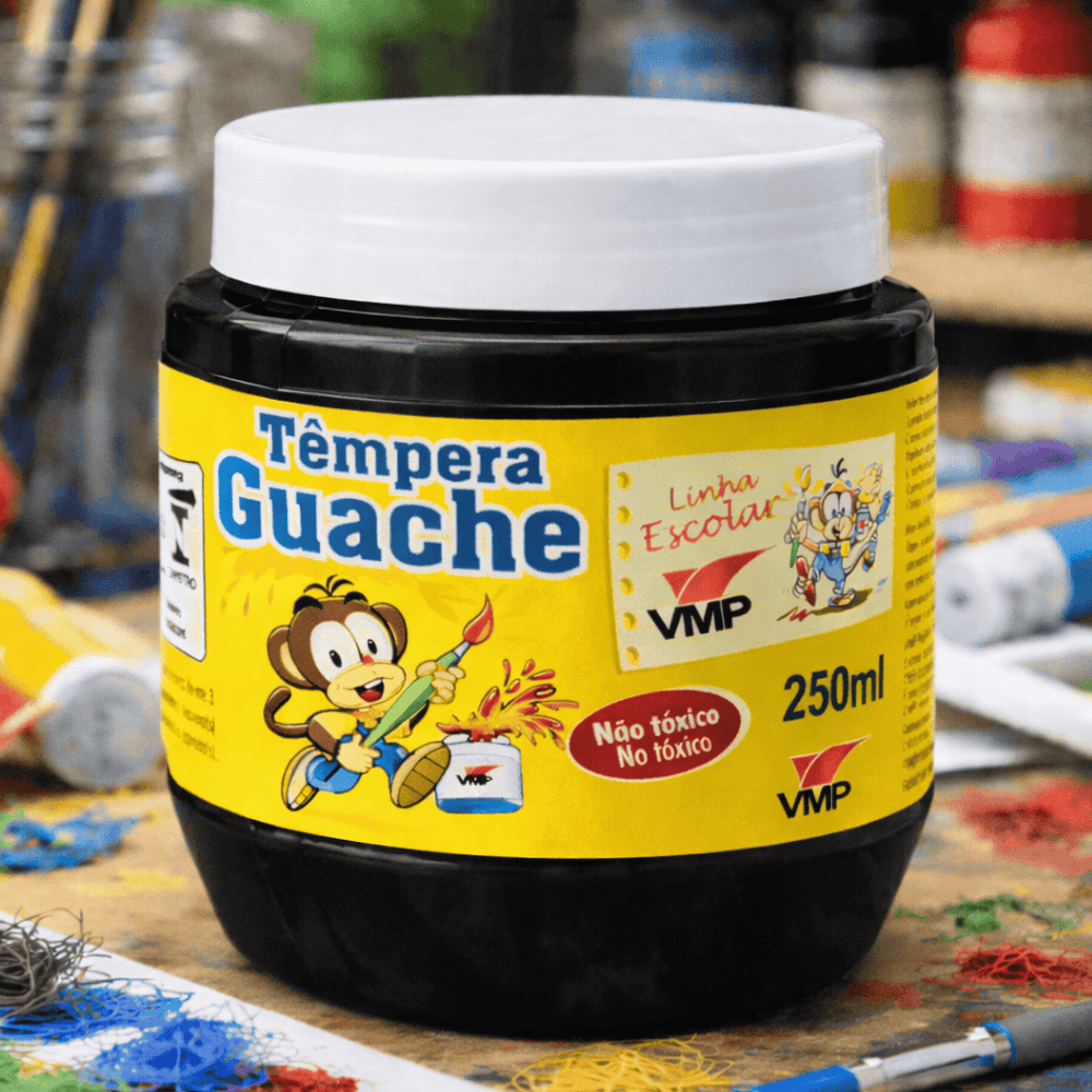 Guache Preto 250Ml