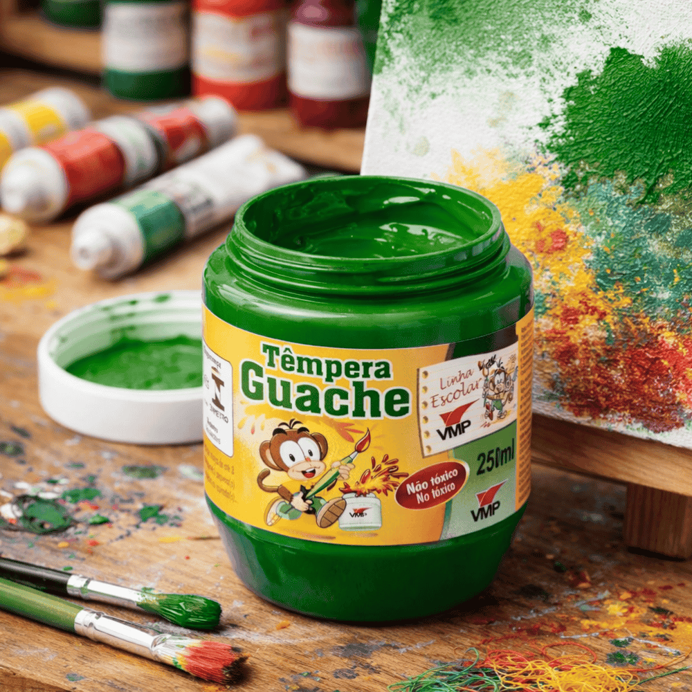 Guache Verde Bandeira 250Ml