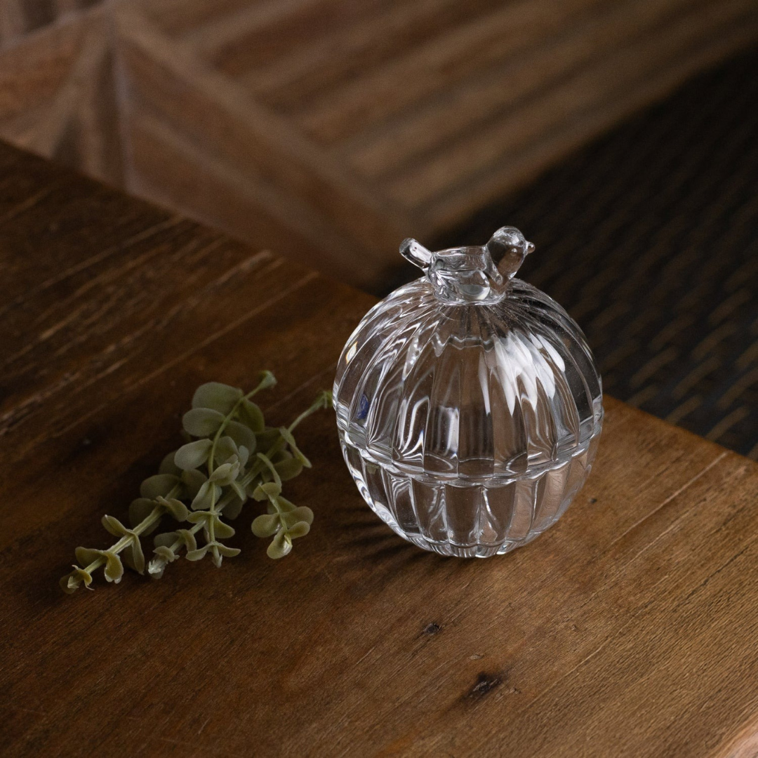 Potiche De Cristal De Chumbo Bird 9X8X8