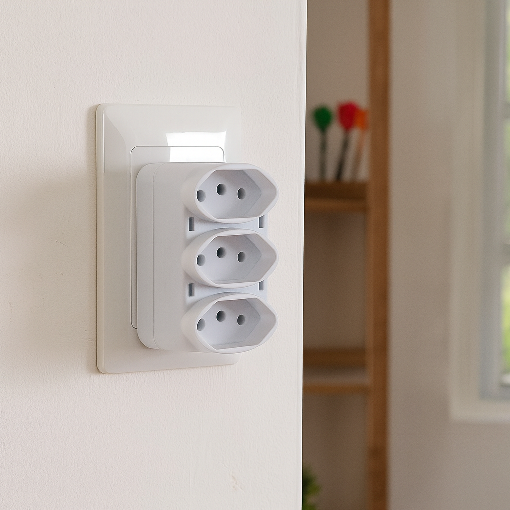 Pino Multiplicador Em Barra Tripolar Br 2Pt 10A/250V Forlux