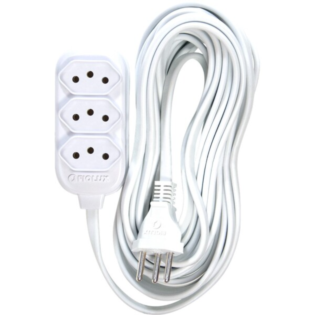 Extensão Compact Tripolar Br 2Mts 2P 10A/250V Forlux