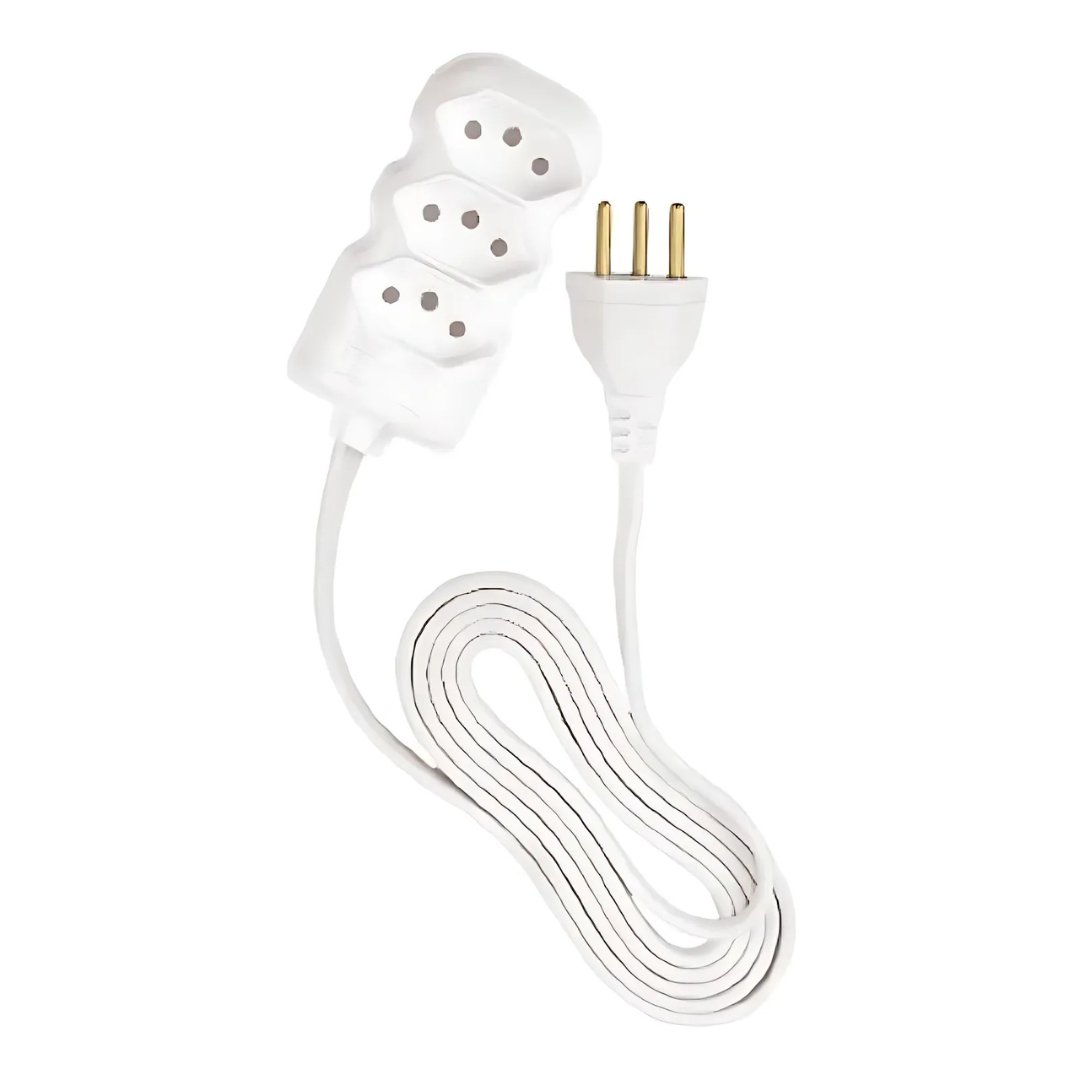 Extensão Compact Tripolar Br 2Mts 2P 10A/250V Forlux
