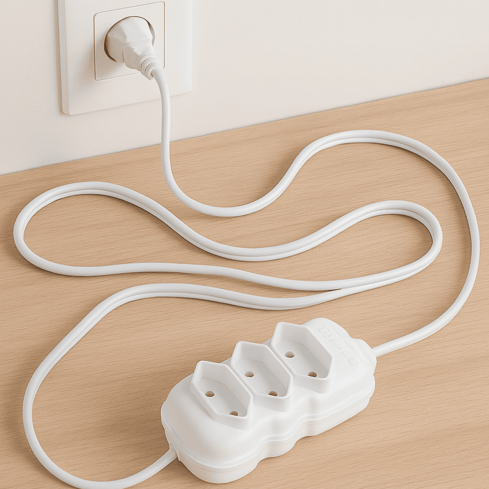 Extensão Compact Tripolar Br 10Mts 2P 10A/250V