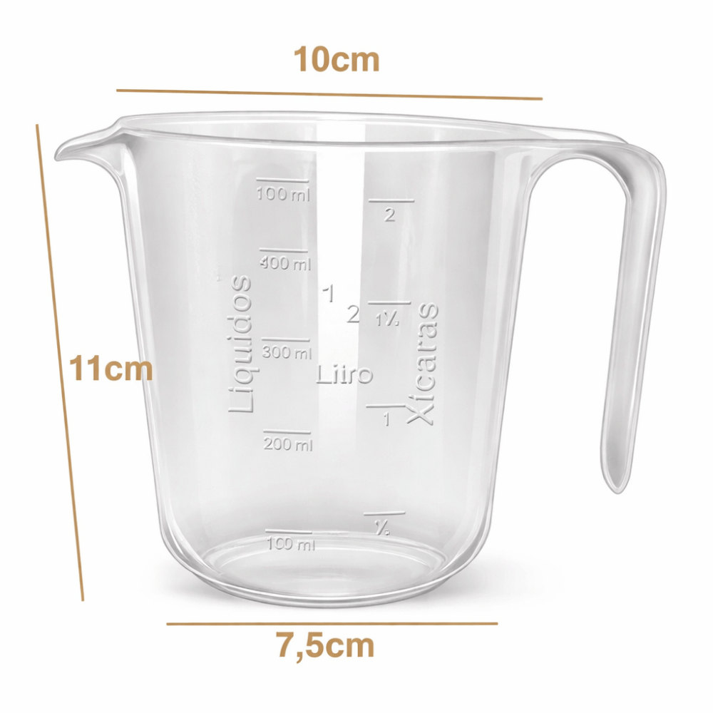 Jarra Graduada 500ml Injetemp