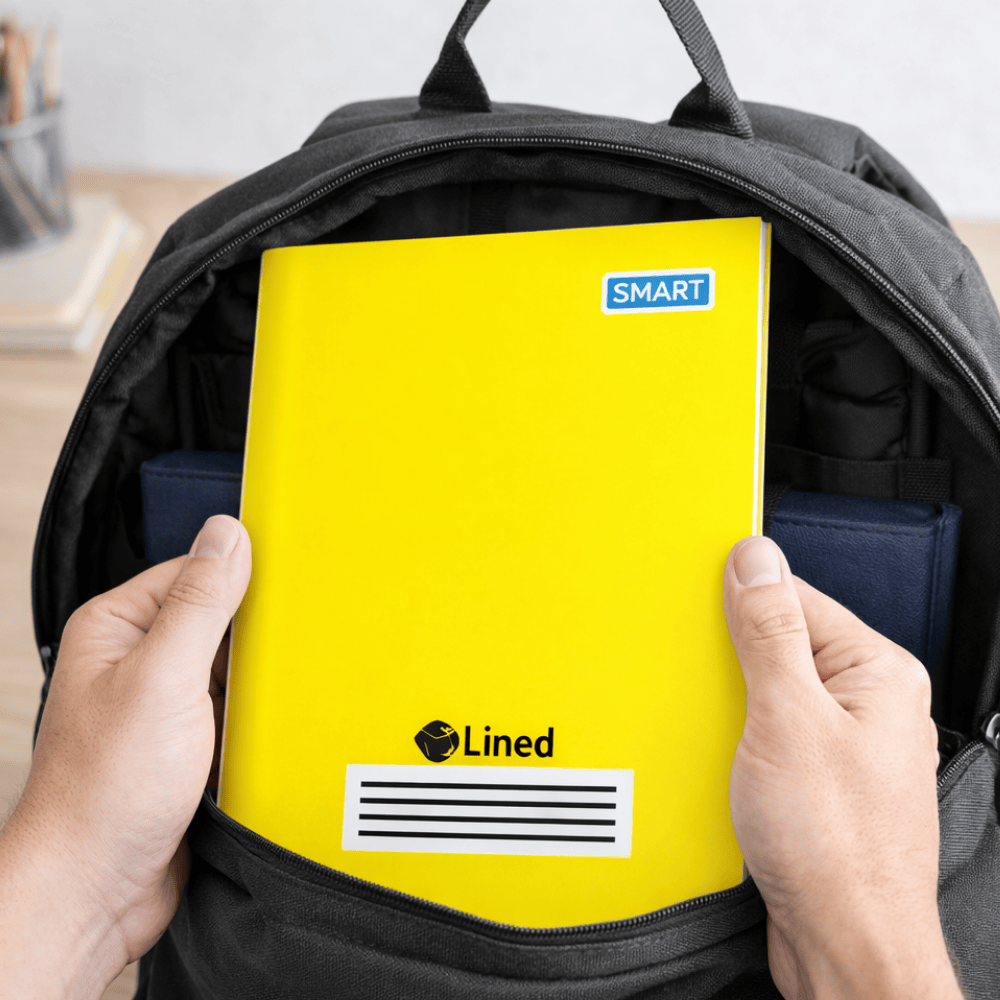 Caderno Broch Cd Amarelo 80Fls Smart
