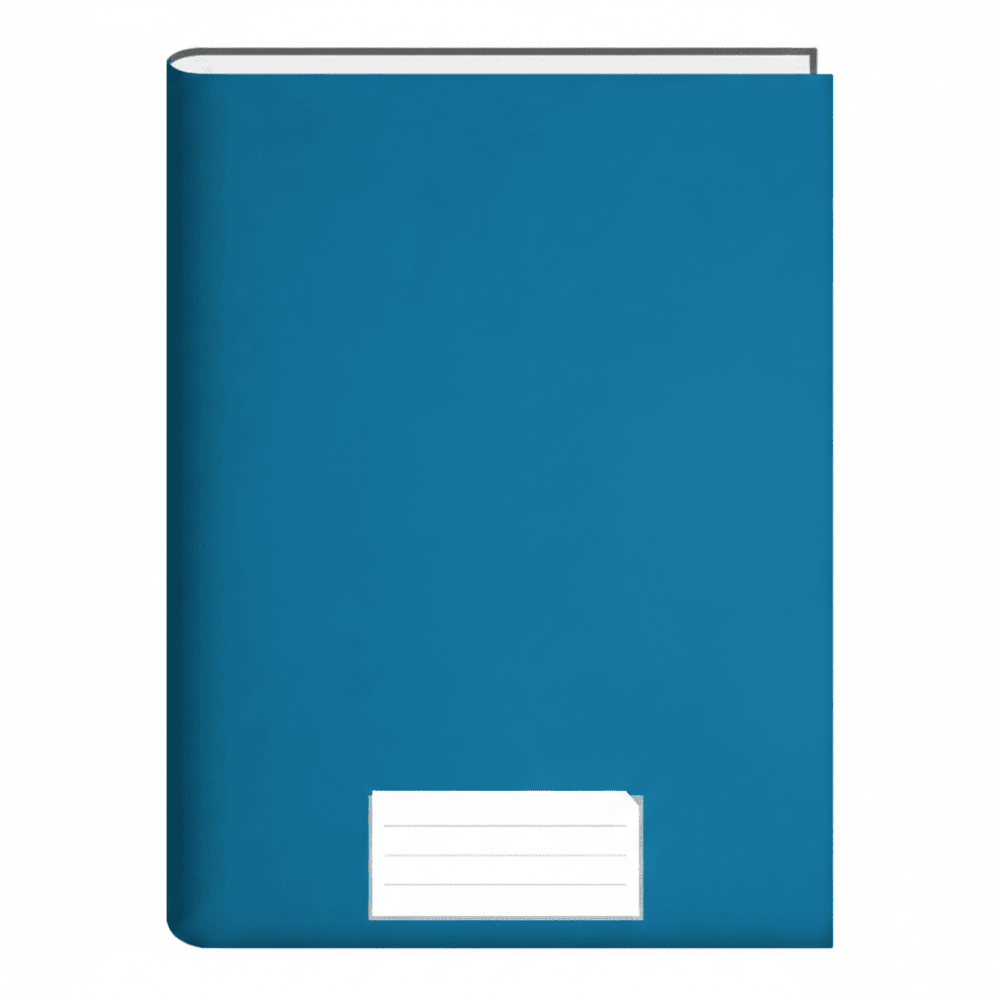 Caderno 1/4 Brochura Cd Azul 80 Folhas Smart