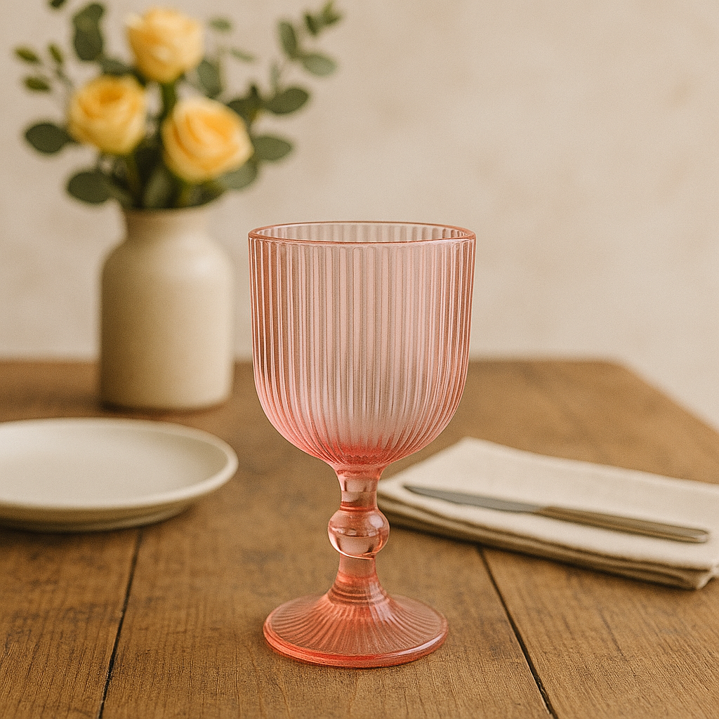 Taça Versalhes Rosa Kehome