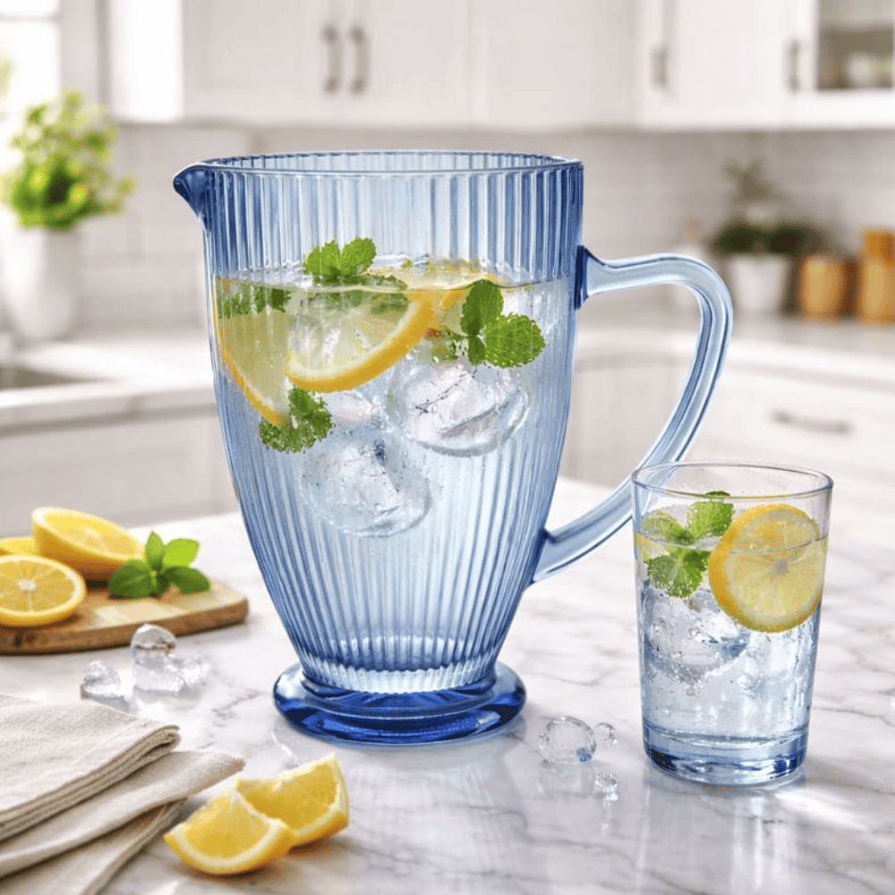 Jarra De Água Versalhes Azul 1370Ml