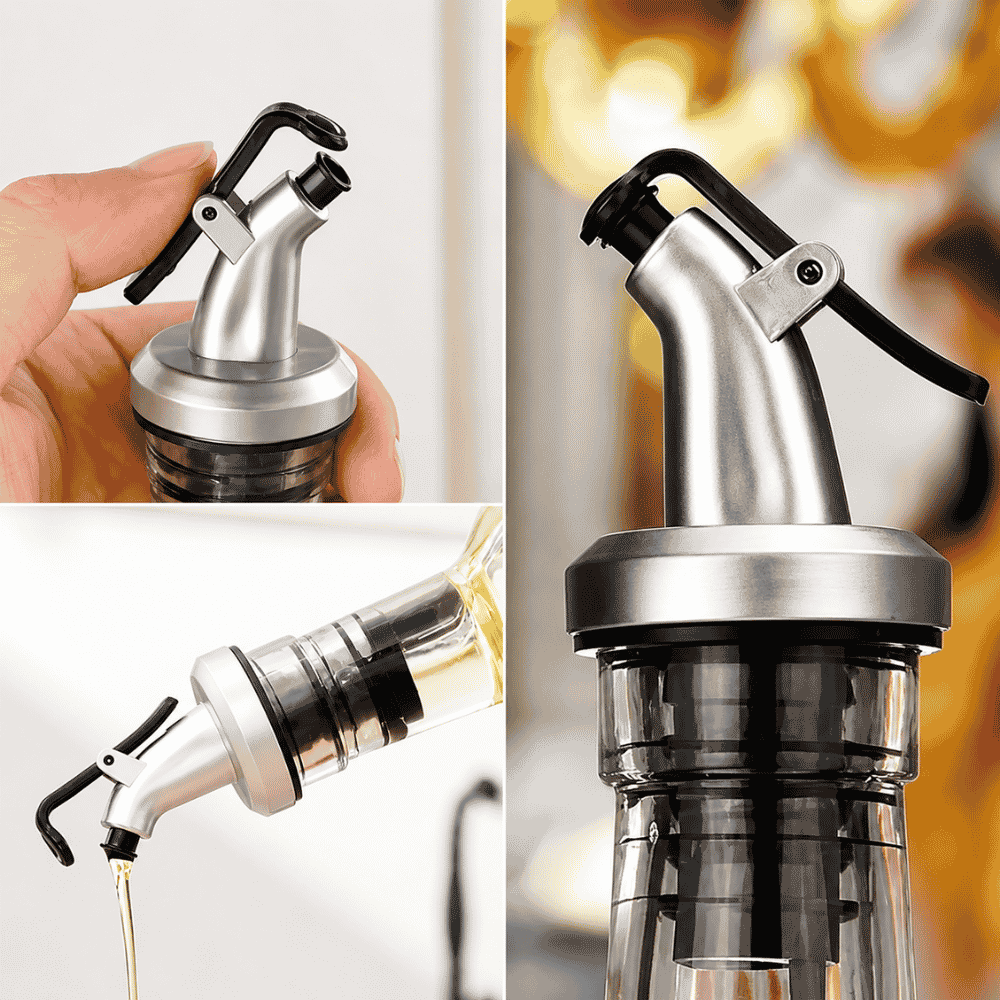 Garrafa em Inox para Azeite 350ml Amigold