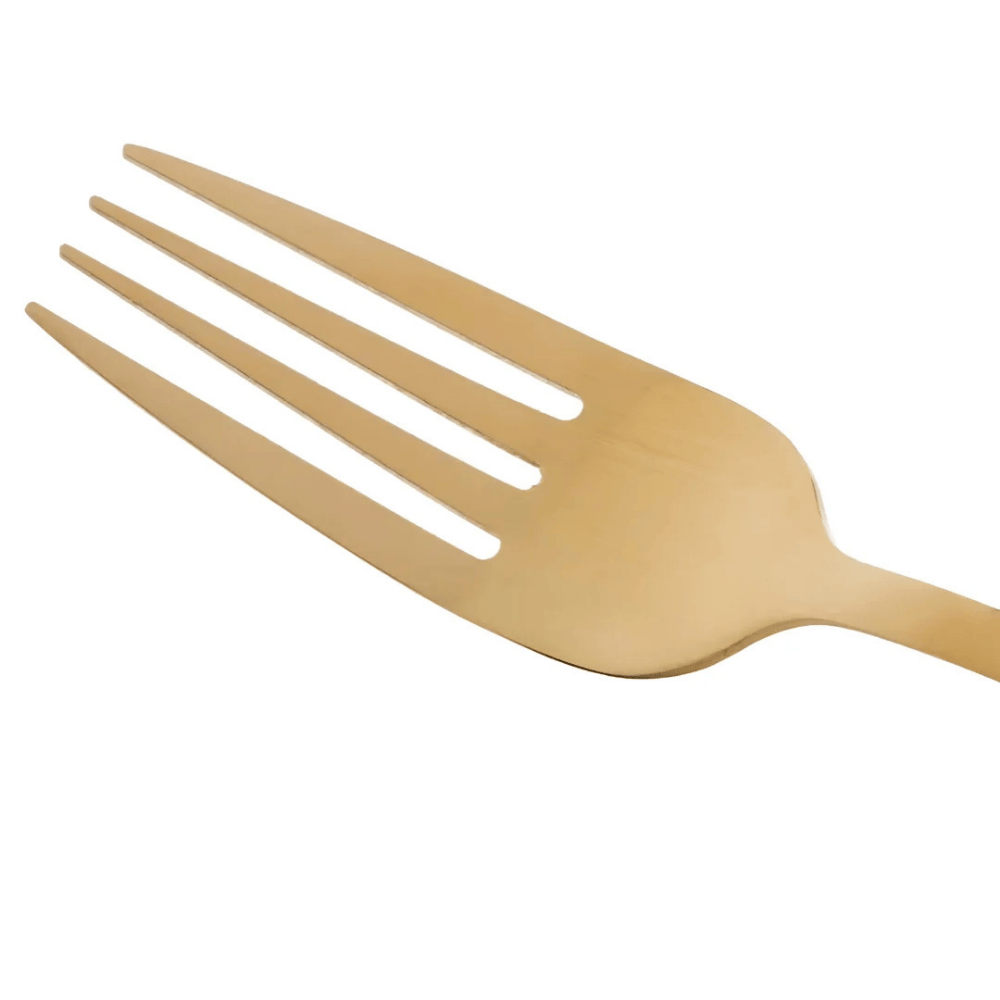 Garfo P/Mesa Inox Positano Dourado