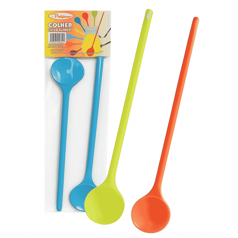 Kit Com 2 Colheres De Cabo Longo Injetemp