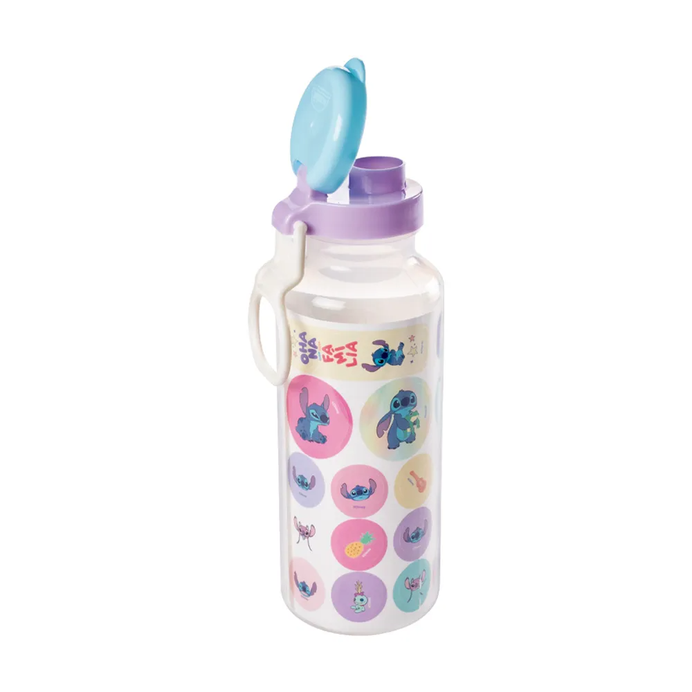Garrafa Fun Abre Facil Stitch 600Ml Plasutil