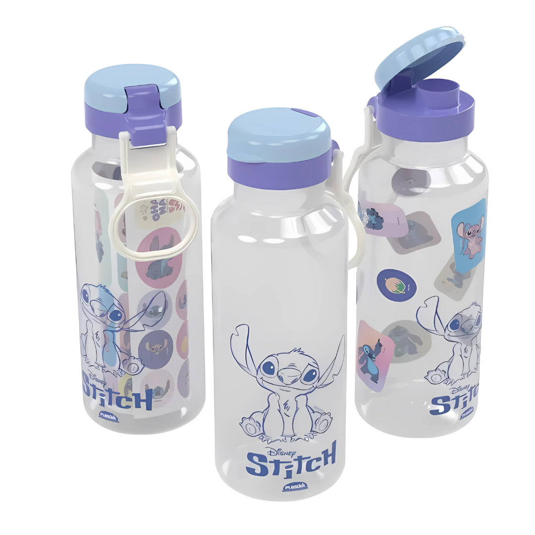 Garrafa Fun Abre Facil Stitch 600Ml Plasutil