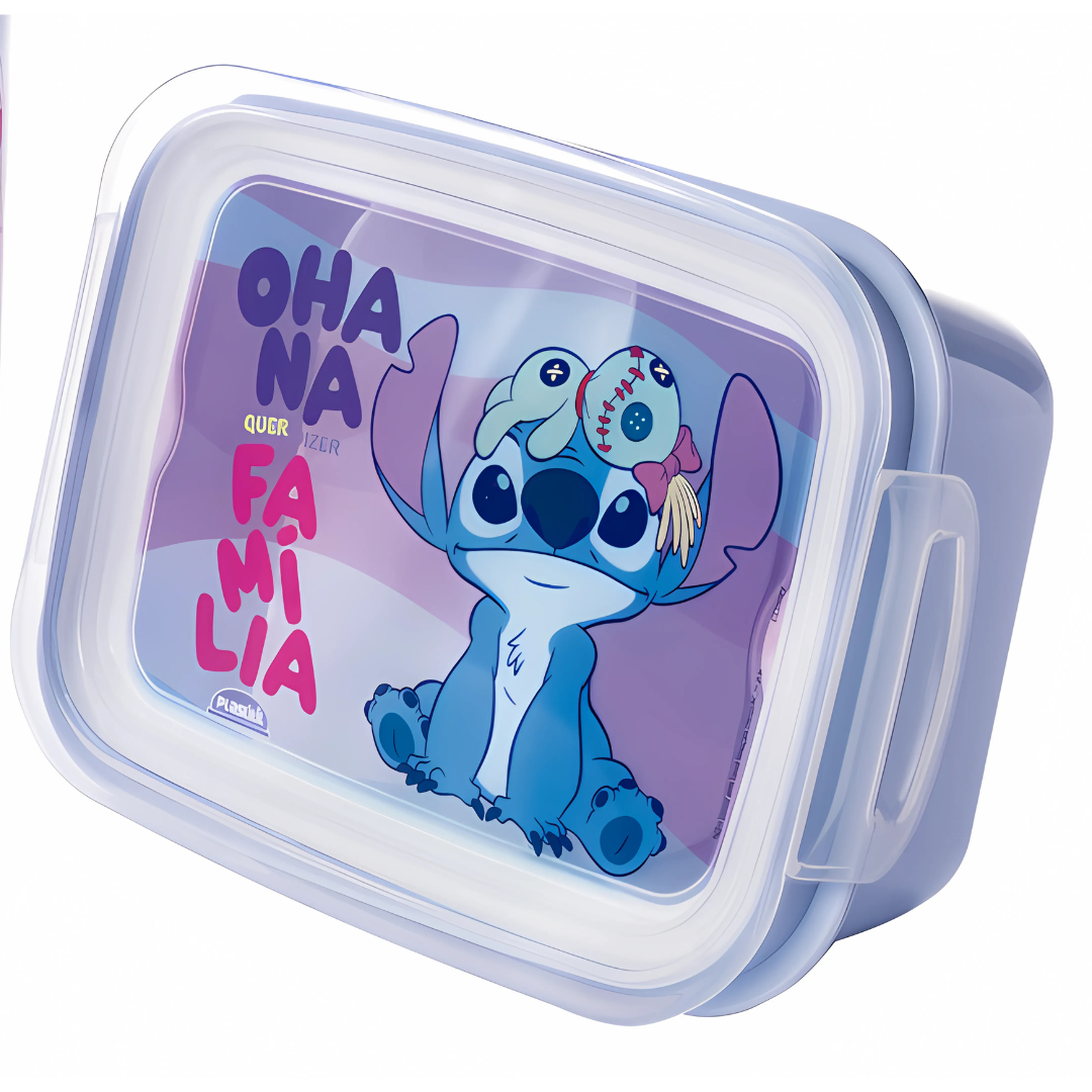 Marmita Trava Stitch 630Ml Plasutil