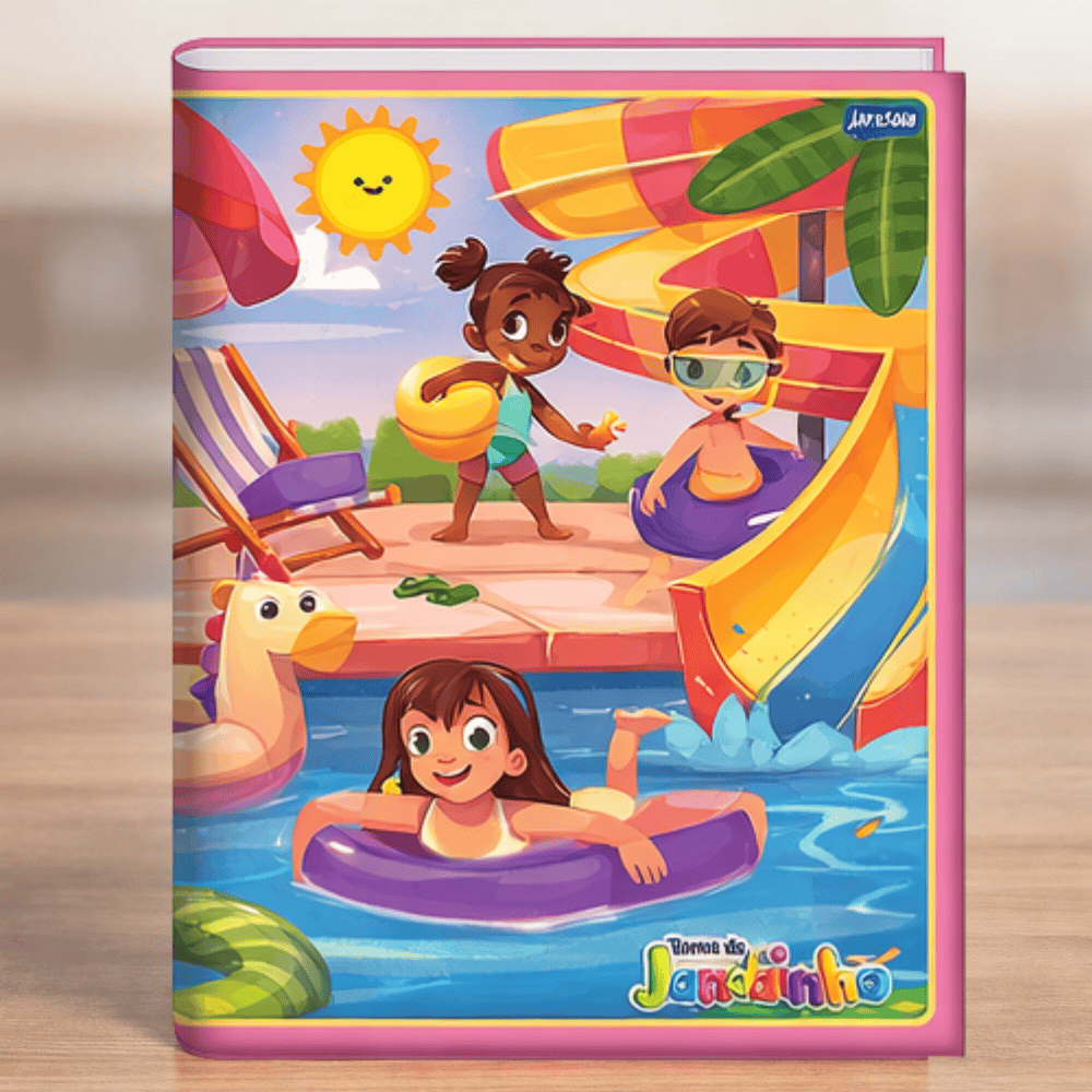 Caderno Brochura 1/4 Cd 80 Folhas Feminino Jandaia