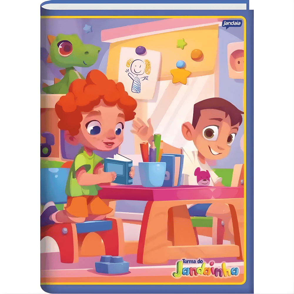 Caderno Brochura 1/4 Cd 80 Folhas Jandaia