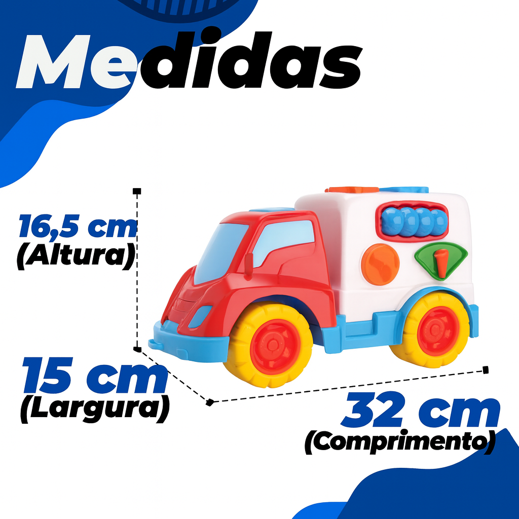 Caminhão Encaixes Samba Toys