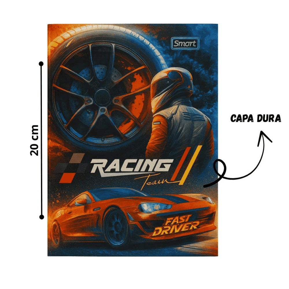 Caderno 1/4 Driver Broch Cd 80Fls