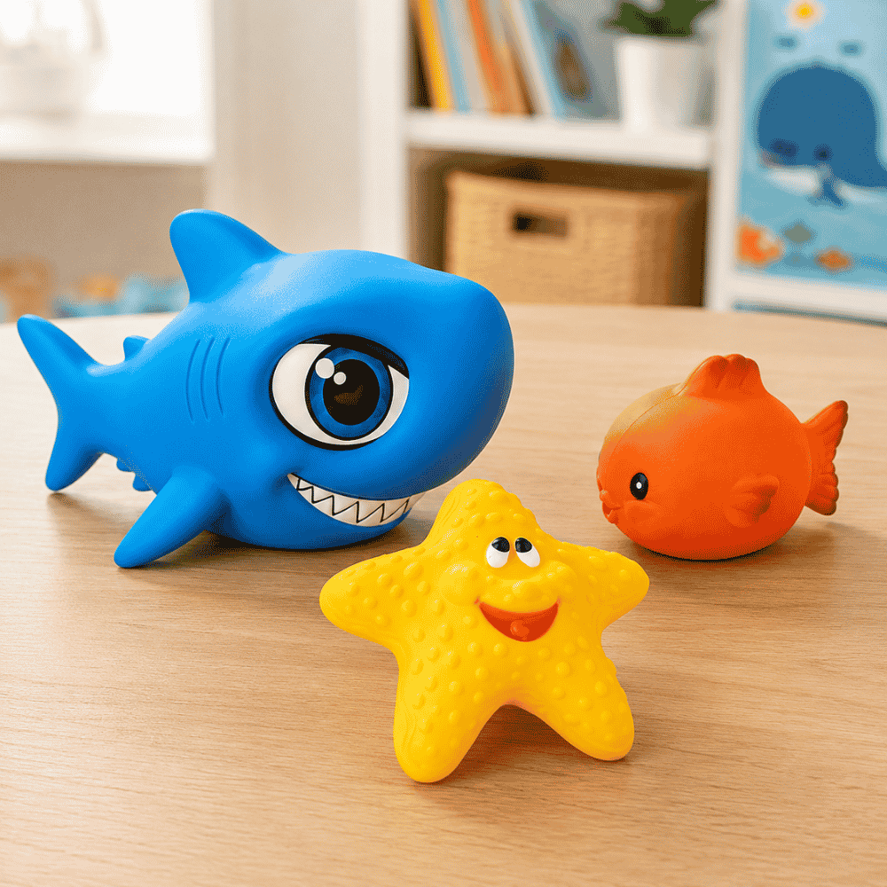 Baby Fish Tubarão Bee Toys