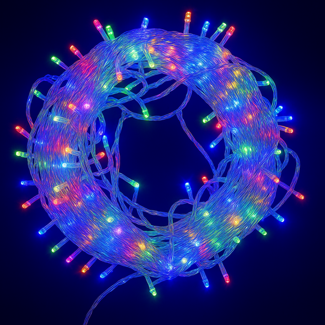 Rede de Luz 240 LEDs 8 Funções Colorida 127V Wincy