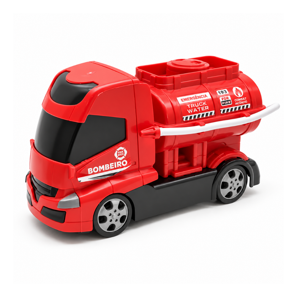 Caminhão Bombeiro Combate Orange Toys
