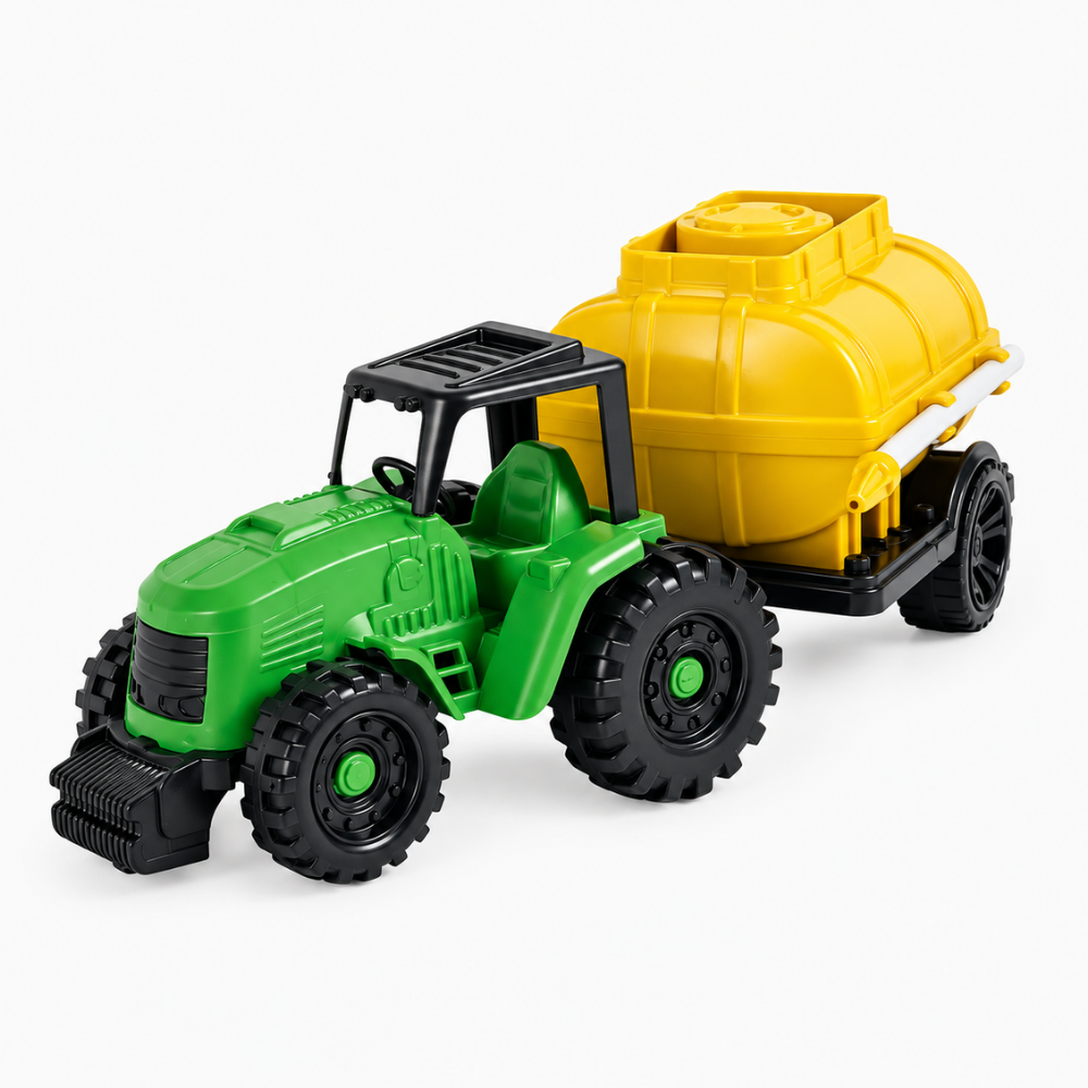 Trator Agro Irrigador com Tanque de Água Orange Toys