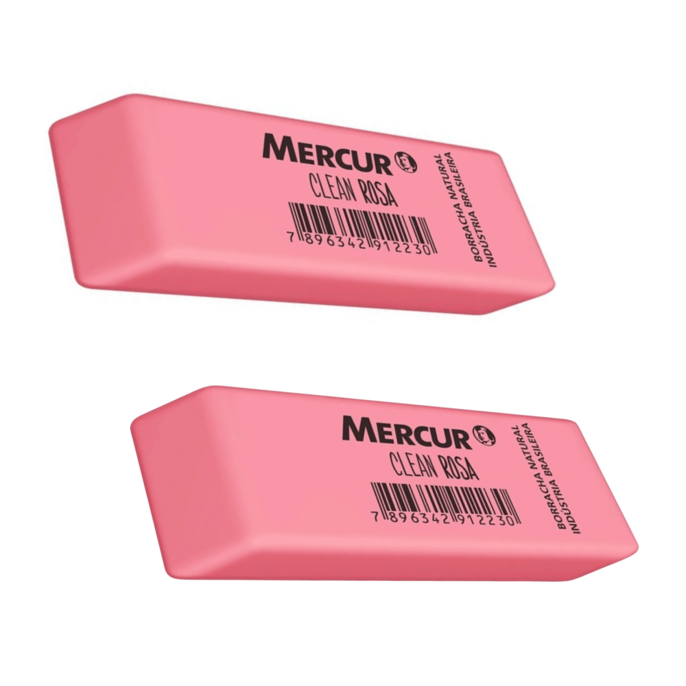 Borracha Clean Rosa Mercur