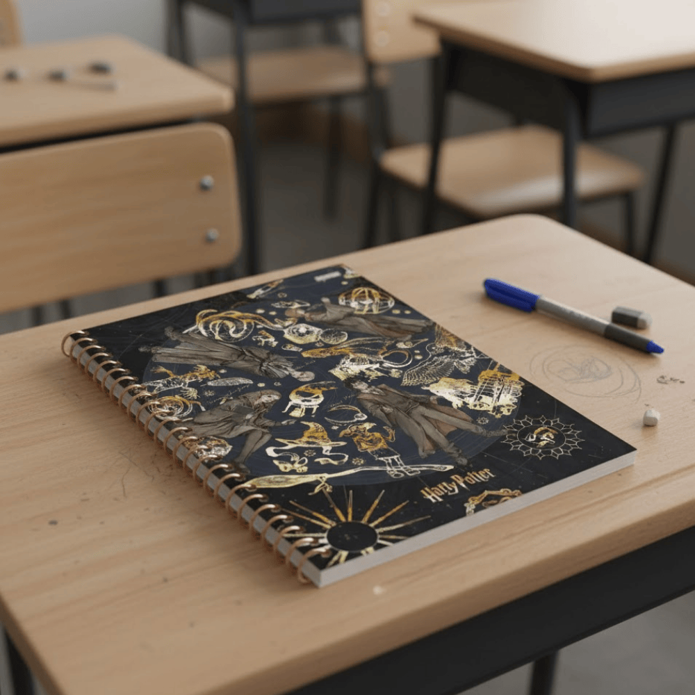 Caderno Espiral Harry Potter Cd 1X1 80Fls