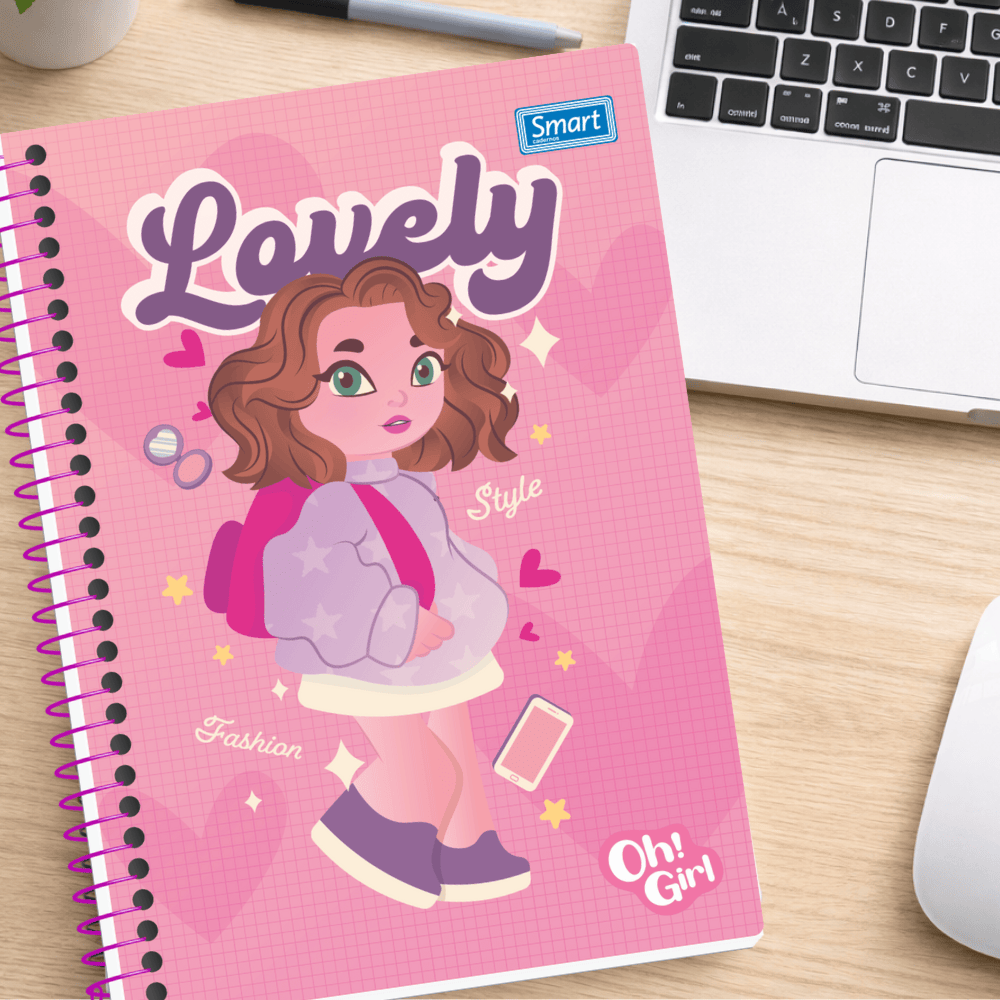 Caderno Oh Girl Cd 160Fls 10 Matérias