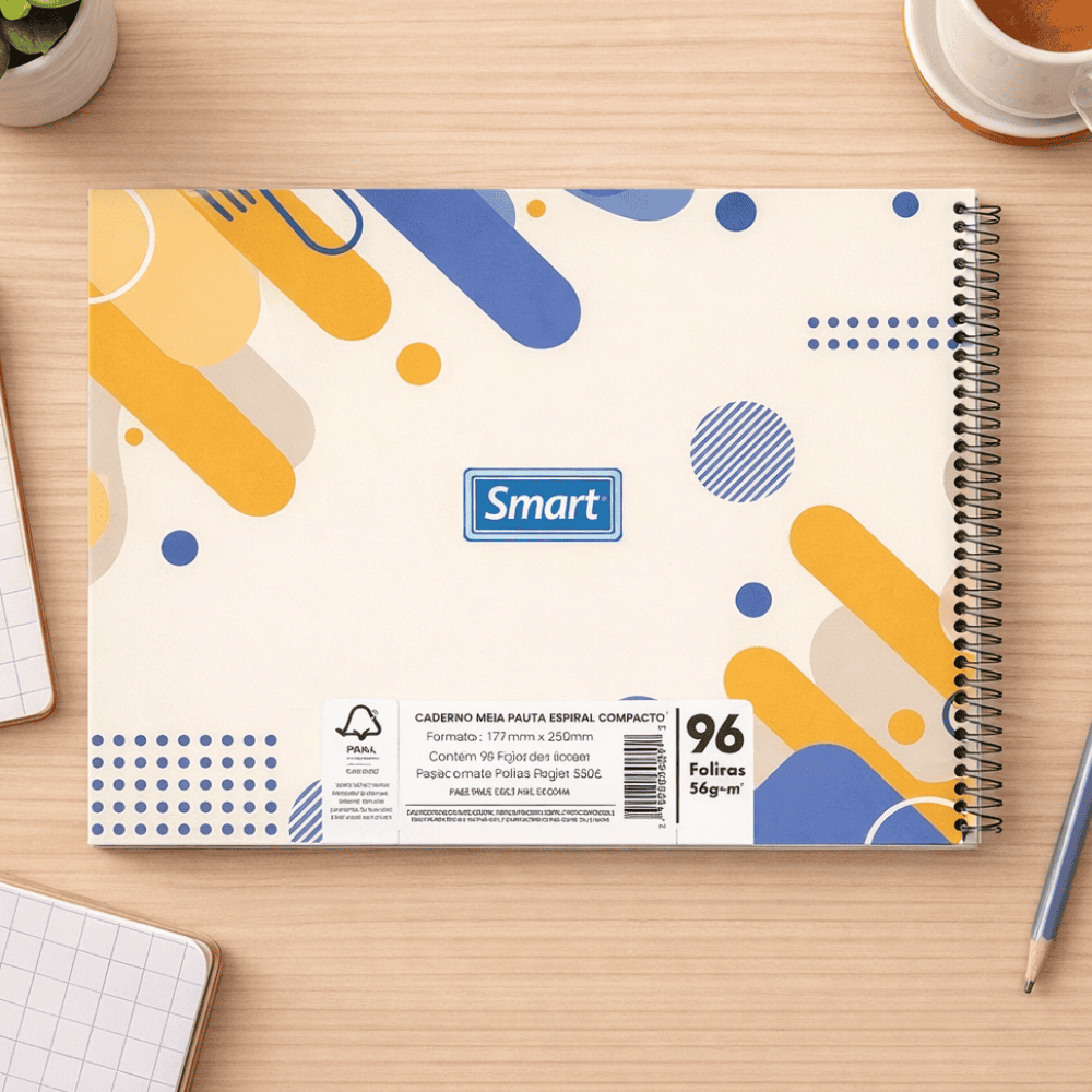 Caderno Cartografia E Desenho 80Fls Smart