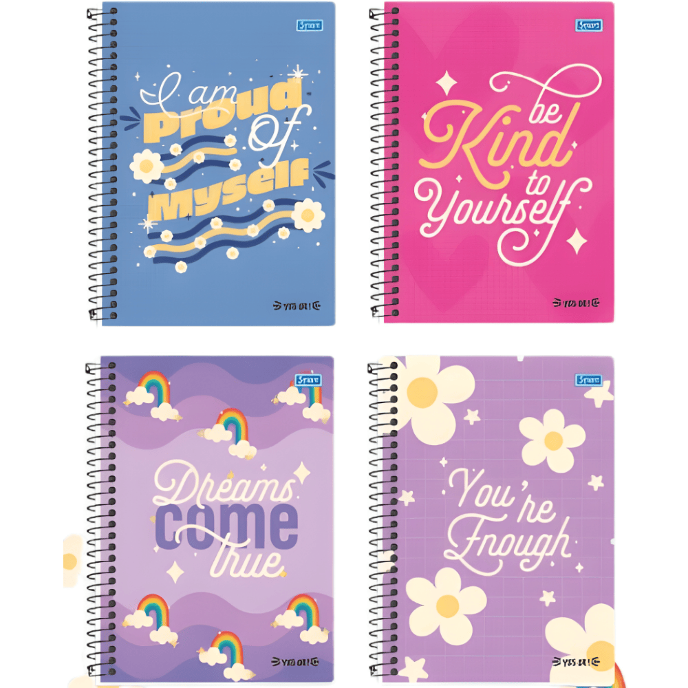 Caderno Yes Ok Cd 10 Matérias 160 Folhas Smart