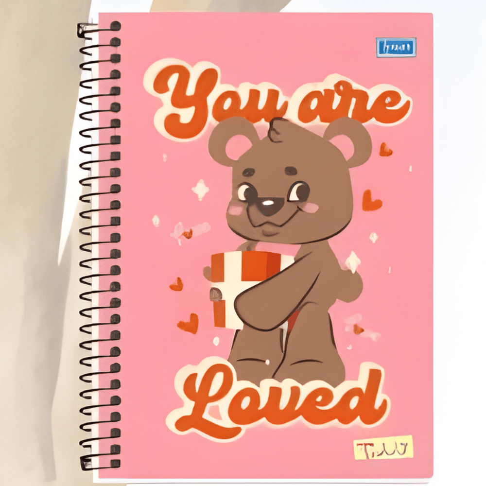 Caderno Teddy Cd 1 Matéria 80 Folhas Smart