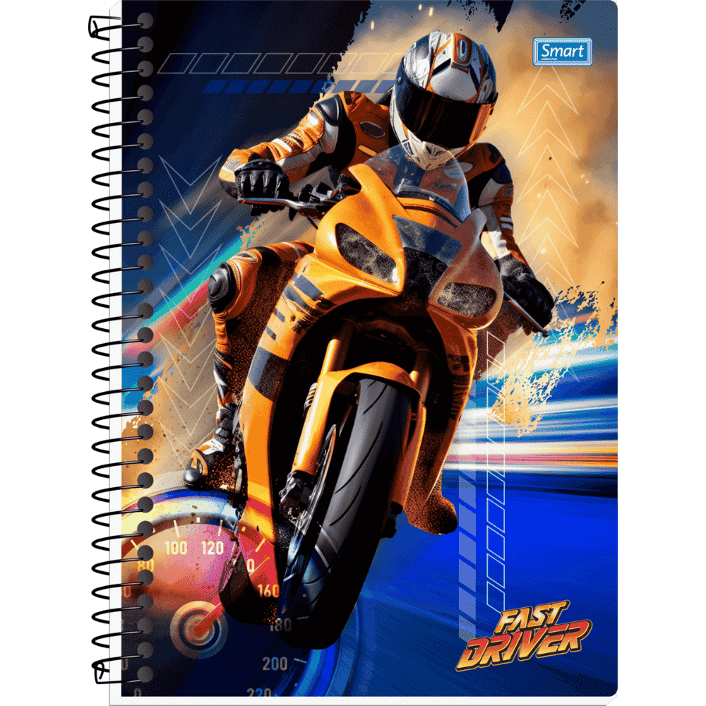 Caderno Drive Cd 160Fls 10Mat Smart