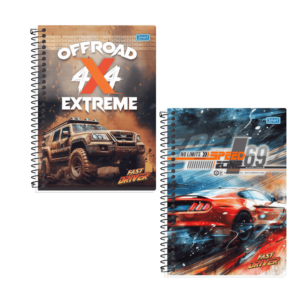 Caderno Drive Cd 160Fls 10Mat Smart