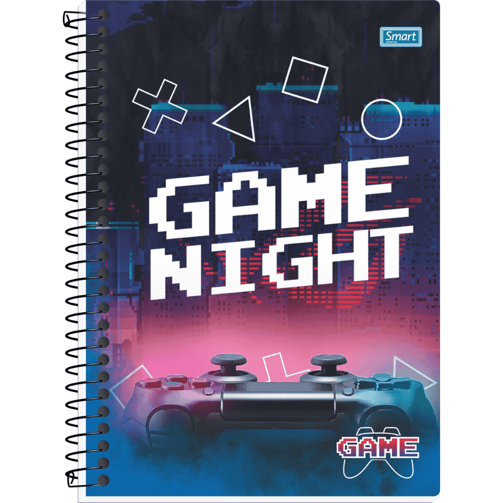 Caderno Game Cd 160Fls 10Mat Smart